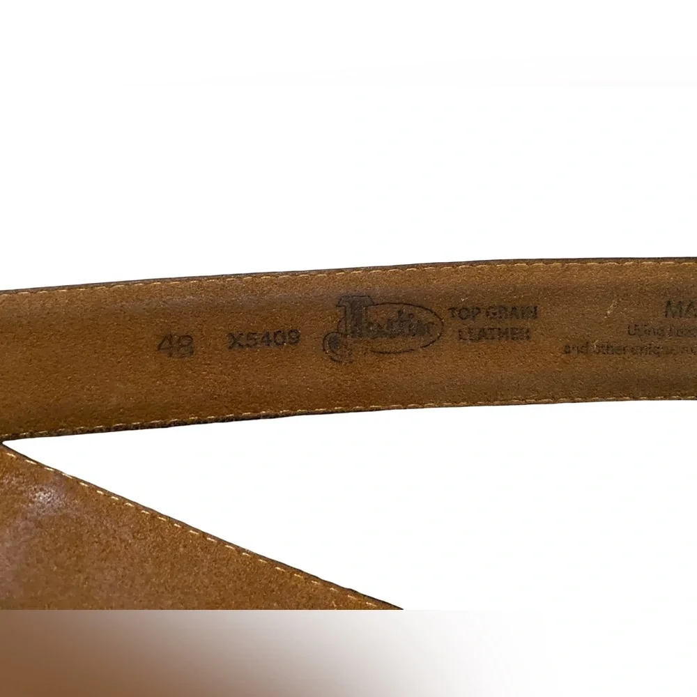 Vintage Justin's Top Grain Cowhide Belt‎ Western 48/X5409